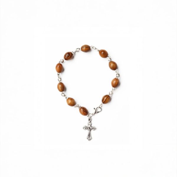 Olive Wood Bracelet_ Oval Rosary