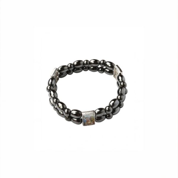 Hematite Healing Bracelet_Double with Icons