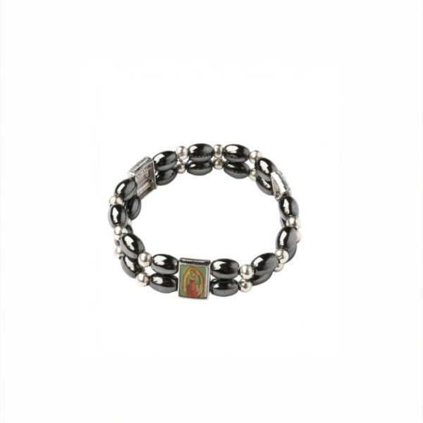 Hematite Healing Bracelet_ Double with Icons
