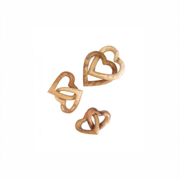 Olive Wood_ Interwind Hearts