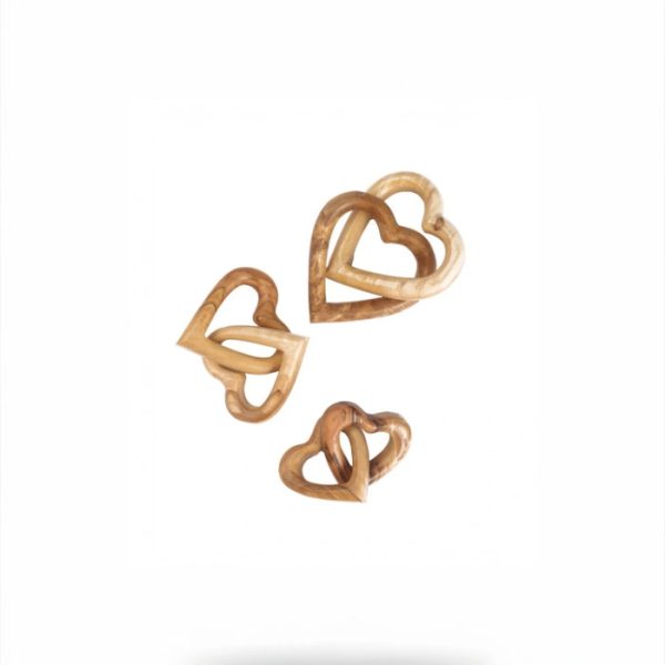 Olive Wood_ Interwind Hearts
