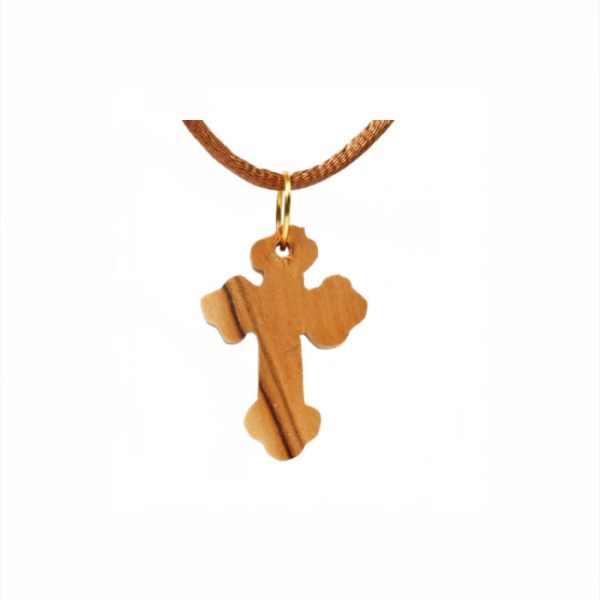 Olive Wood Pendant_ Roman Cross